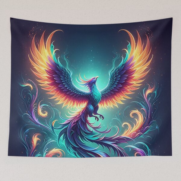 Item preview, Fiery Rising Phoenix designed and sold by AnalajiaDesigns.