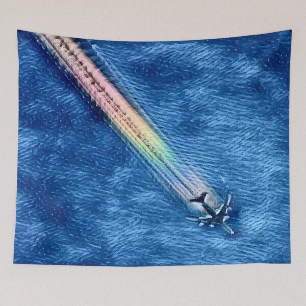 Item preview, Jumbo Rainbow Trail In Shades Of Blue designed and sold by Fearless-Fox.