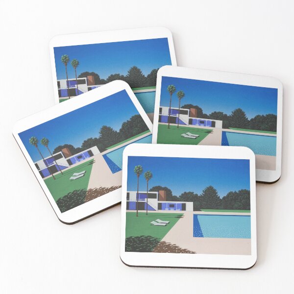 Item preview, Hiroshi Nakai White Pool with Tree Canva designed and sold by OVERSAI.