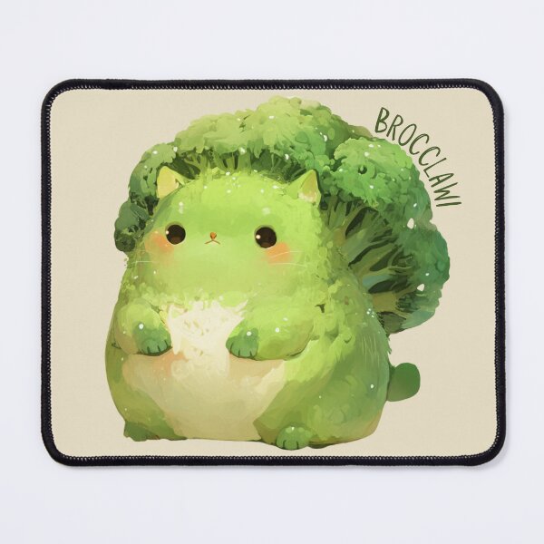 Item preview, Brocclawi - funny cat lover gift, Broccoli, cat, kawaii designed and sold by Verubi.