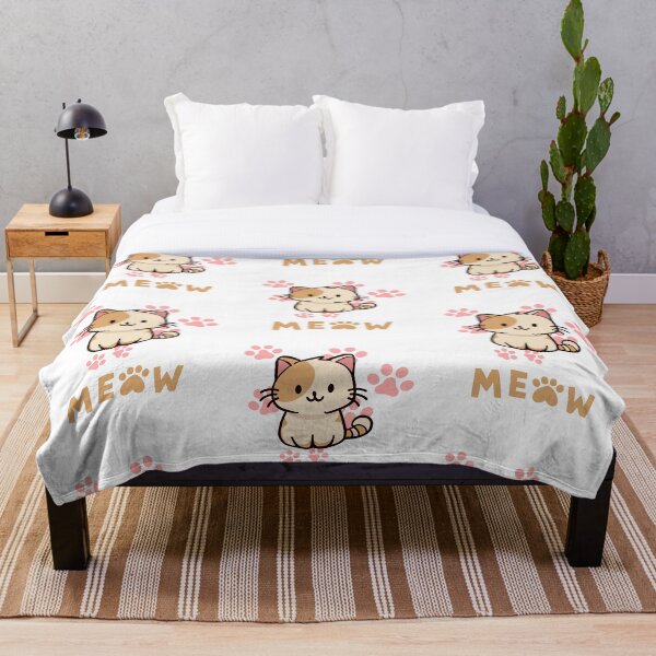 Aperçu de l'œuvre Chat kawaii miaou miaou et ses pattes mignonnes créée et vendue par ElixirCraft.