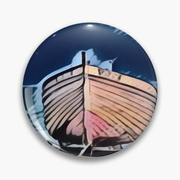 Item preview, Moored Boat In Pointillism designed and sold by Fearless-Fox.