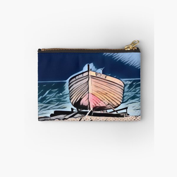 Item preview, Moored Boat In Pointillism designed and sold by Fearless-Fox.