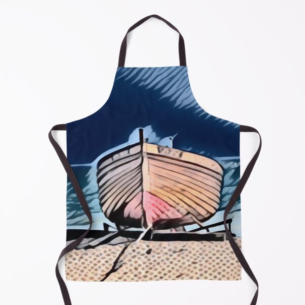 Item preview, Moored Boat In Pointillism designed and sold by Fearless-Fox.