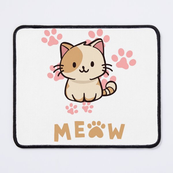 Artikelvorschau, Kawaii Katze miau miau und ihre süßen Pfoten entworfen und verkauft von ElixirCraft.