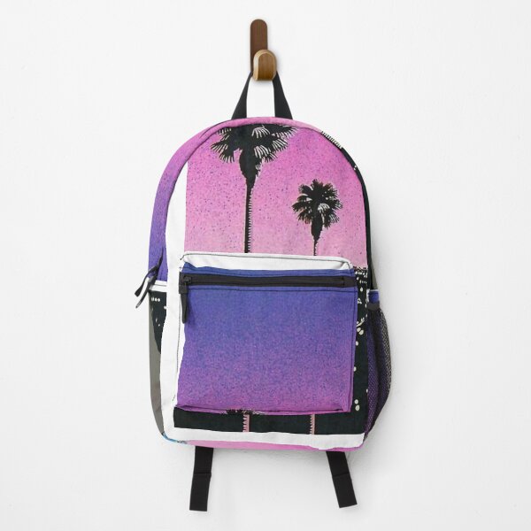 Item preview, Hiroshi Nakai Purple Beach City Canva Art Pop designed and sold by OVERSAI.