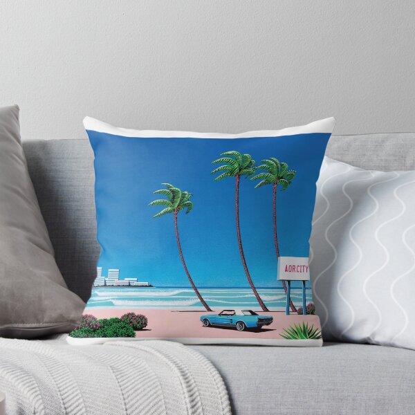 Item preview, Hiroshi Nakai Blue Muscle Car Beach Canva Art Pop designed and sold by OVERSAI.