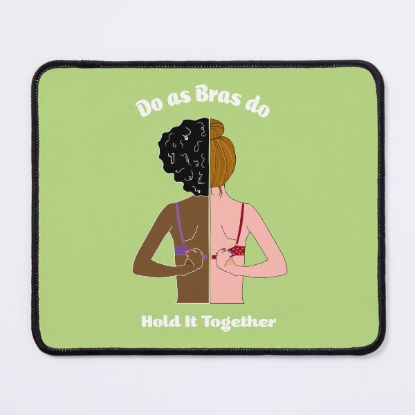 Item preview, Two people getting ready with positive affirmation - Mousepad designed and sold by a-m-2-p-m.