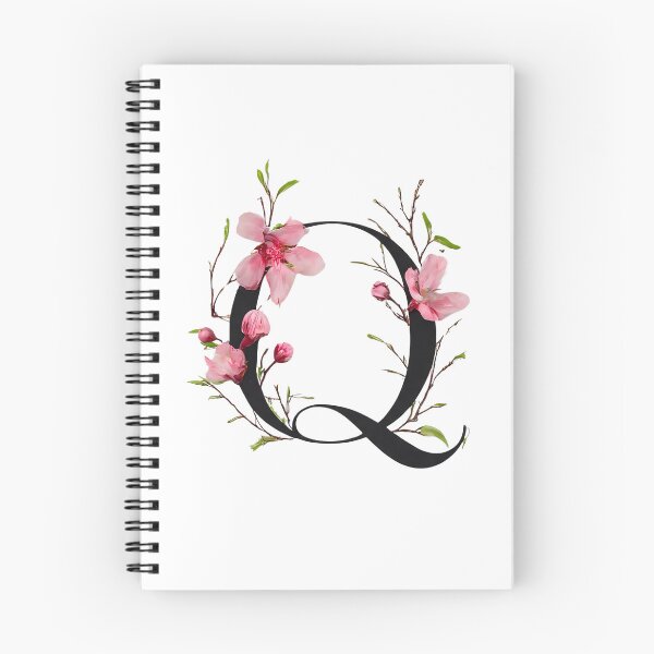 Item preview, Artistic Floral Letter Q with Pink Flowers – Nature-Inspired Botanical Monogram. designed and sold by Psycho-Crazy.