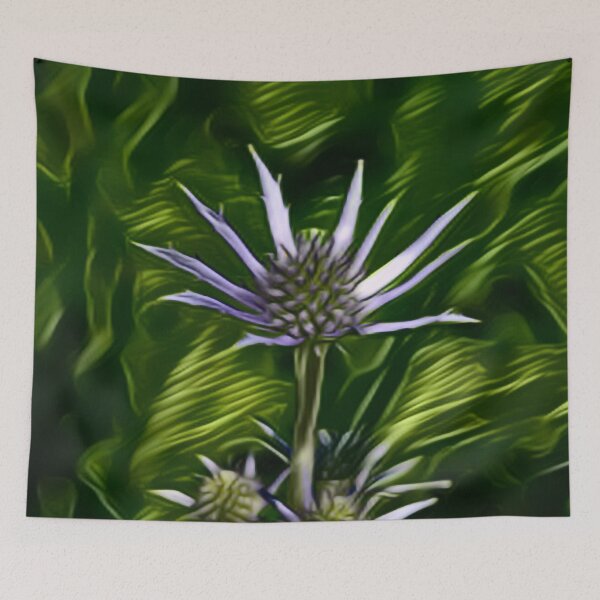Item preview, Spikey Blue Flower In Expressive Blend designed and sold by Fearless-Fox.