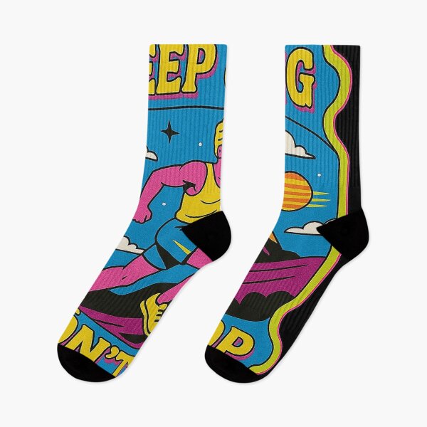 Item preview, Retro Keep Going Runner designed and sold by zzz888.