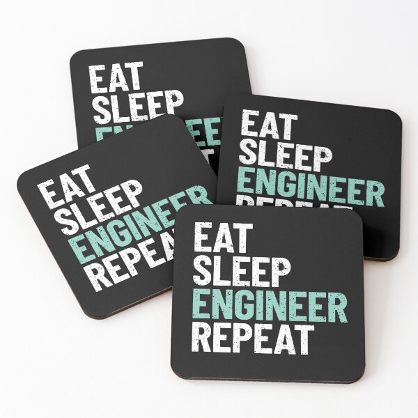 Item preview, Eat, Sleep, ENGINEER, Repeat designed and sold by EstelleStar.