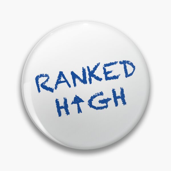 Item preview, Ranked High YouTube Channel Logo - White Background designed and sold by Jeanna’s Designs.