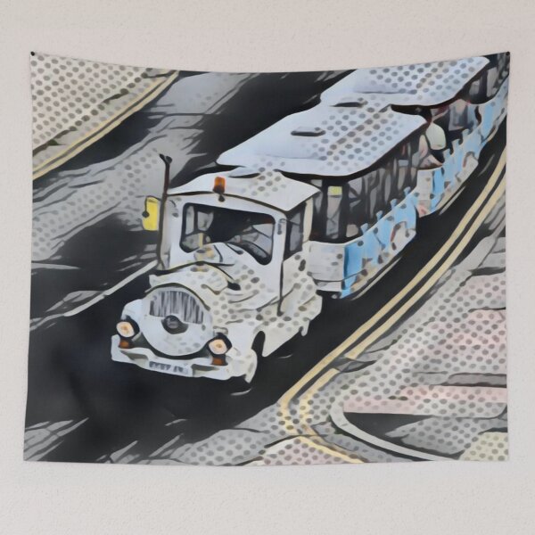 Item preview, Fun Train In Pointillism designed and sold by Fearless-Fox.