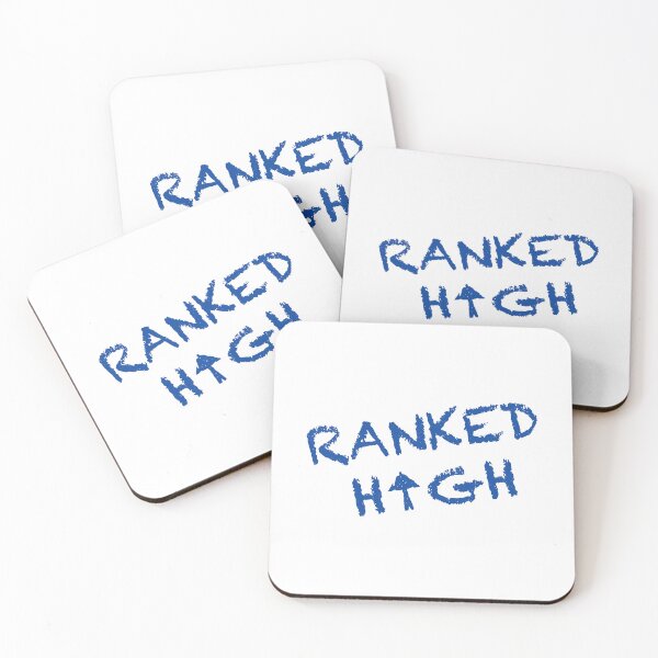 Item preview, Ranked High YouTube Channel Logo - White Background designed and sold by Jeanna’s Designs.