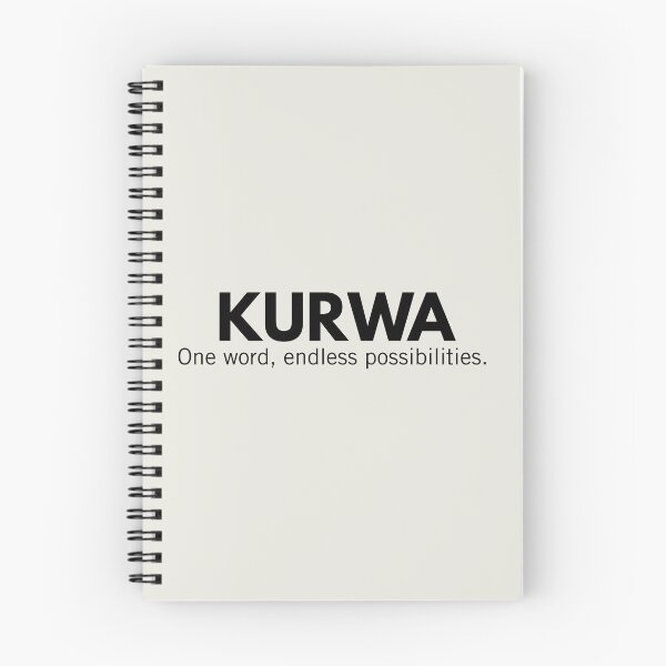 Item preview, Kurwa One Word Endless Possibilities Funny Polish Gag Gift designed and sold by Anniko Art Studio.