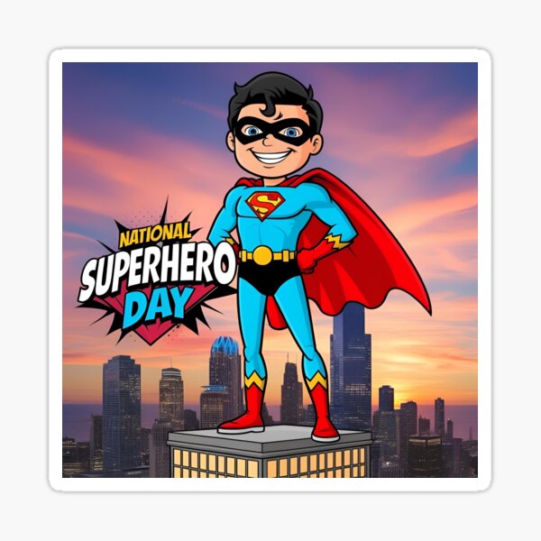 Item preview, Vibrant Superhero Cartoon designed and sold by SAarcado.