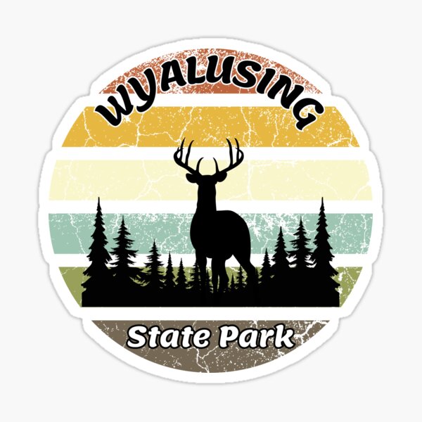 Vista previa del artículo con la obra «Parque estatal Wyalusing, Wisconsin», diseñado y vendido por Red-forever.