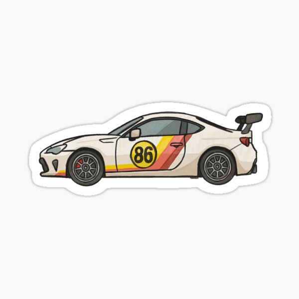 Vista previa del artículo con la obra «Toyota GT86», diseñado y vendido por WoollyDesign.