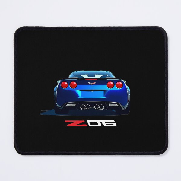 Item preview, Blue C6 Corvette Z06 Rear View Art designed and sold by TheArtOfCar.