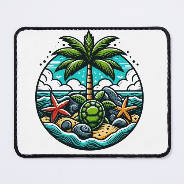 Item preview, Beach Element AI Art – Modern Coastal Design for Clothing, Accessories, and Perfect Gifts for Beach Lovers and Travelers designed and sold by knalpot-design.