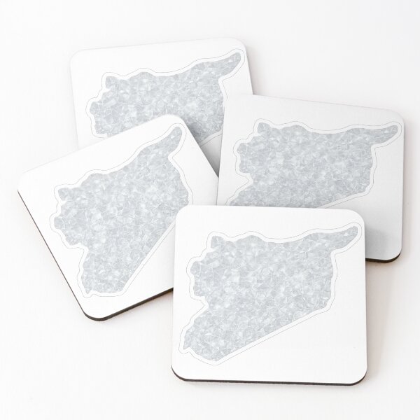 Item preview, Syria Map Sticker – Crystal Mosaic Diamond Style – Shiny Iridescent Look designed and sold by Majd-makansi.