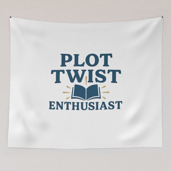 Item preview, Plot Twist Enthusiast – Funny Book Lover Reading  designed and sold by The Junto Shop.