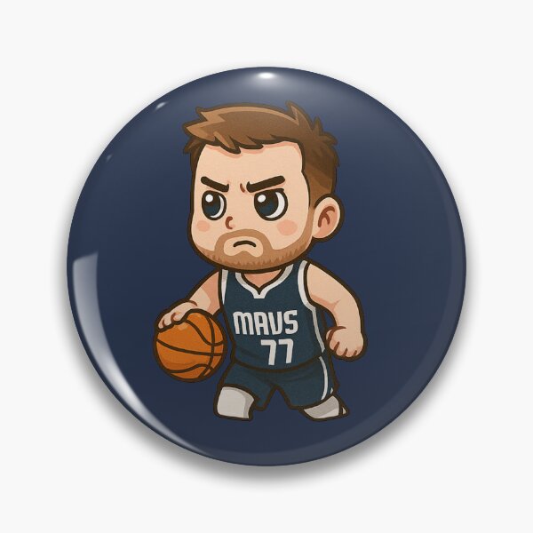 Item preview, LUKA DONČIĆ PLAYING | CHIBI STICKER designed and sold by LucianettiDsg.