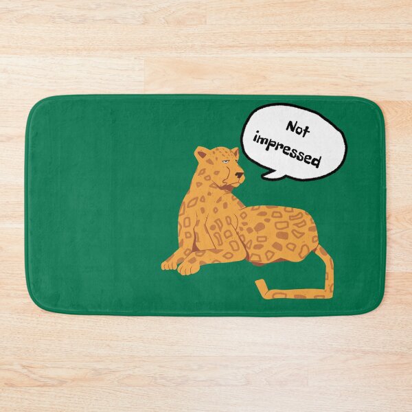 Item preview, Funny Cartoon Cheetah / Leopard "Not Impressed" - Disappointed Big Cat designed and sold by ElixirCraft.