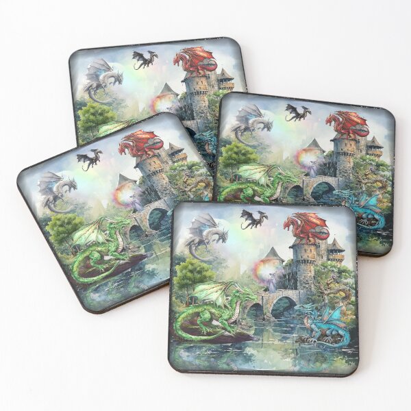 Item preview, Elemental Dragons designed and sold by Karen Wood.