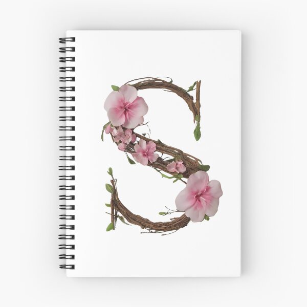 Item preview, Elegant Floral Letter S - Nature-Inspired Botanical Design designed and sold by Psycho-Crazy.
