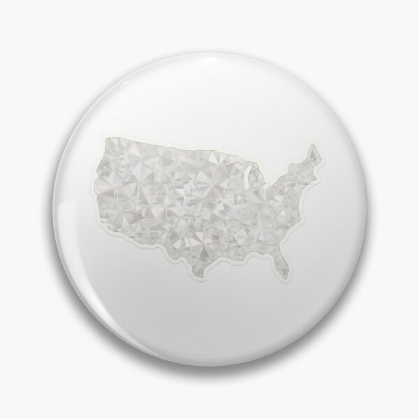 Item preview, USA Map Sticker – Crystal Mosaic Diamond Style – Elegant Shiny Design designed and sold by Majd-makansi.