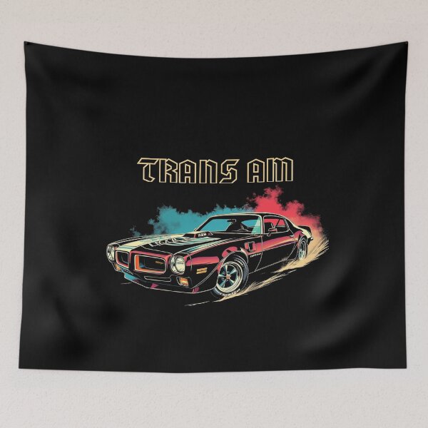 Item preview, 1973 Trans Am Retro Muscle Car Art designed and sold by TheArtOfCar.