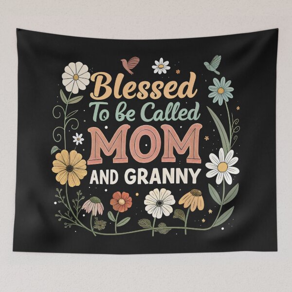 Item preview, blessed to be called mom and granny designed and sold by GogoGrove.