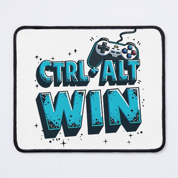 Item preview,  CTRL ALT WIN Gamer Quote – Funny Gaming Controller Design designed and sold by Jason123za.