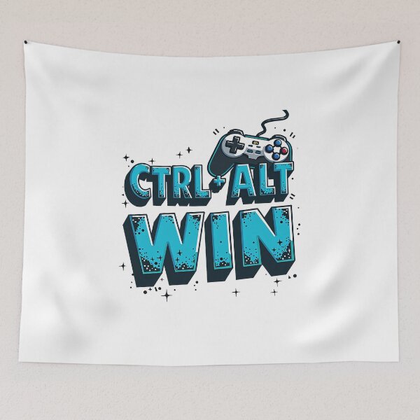 Item preview,  CTRL ALT WIN Gamer Quote – Funny Gaming Controller Design designed and sold by Jason123za.