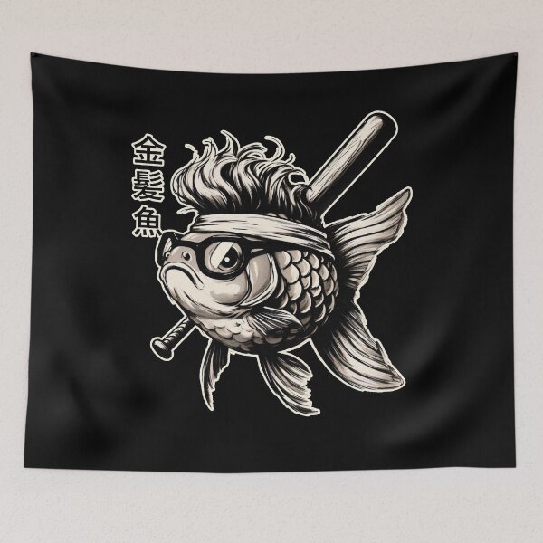 Item preview, Goldfish with Style and Attitude designed and sold by Slick-Waffles.