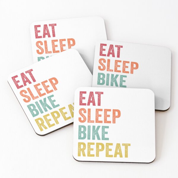 Item preview, Eat Sleep Bike Repeat designed and sold by SarahJisri.