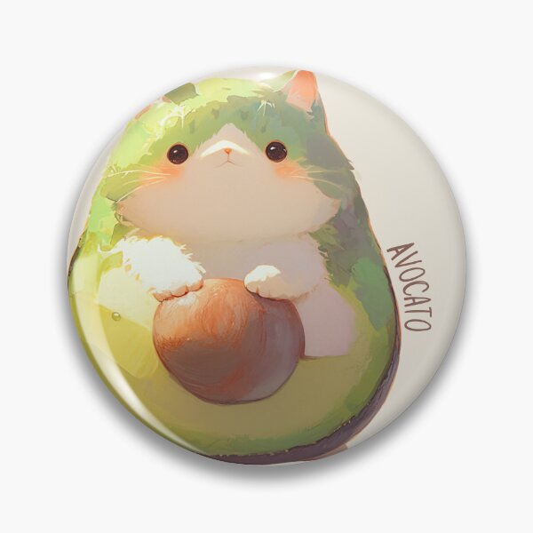 Item preview, Avocato - funny cat lover gift, Pawmkin, cat, kawaii designed and sold by Verubi.