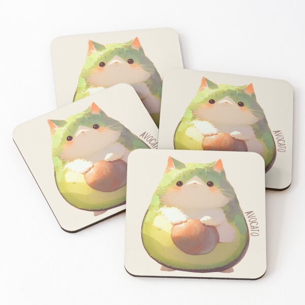 Item preview, Avocato - funny cat lover gift, Pawmkin, cat, kawaii designed and sold by Verubi.