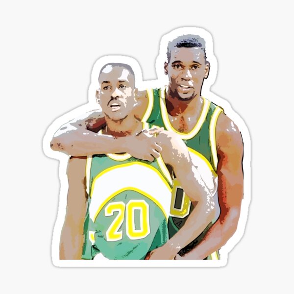Item preview, Gary Payton & Shawn Kemp designed and sold by raffrasta.