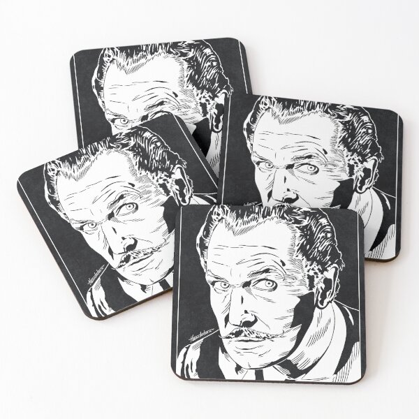 Item preview, FREDERICK LOREN - The House on Haunted Hills (Black and White) designed and sold by FamousWeirdosRB.