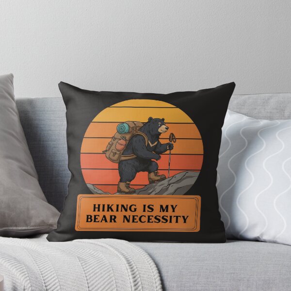 Item preview, Hiking Bear Necessity | Funny Adventure Bear Hiking Design designed and sold by Fikuall.
