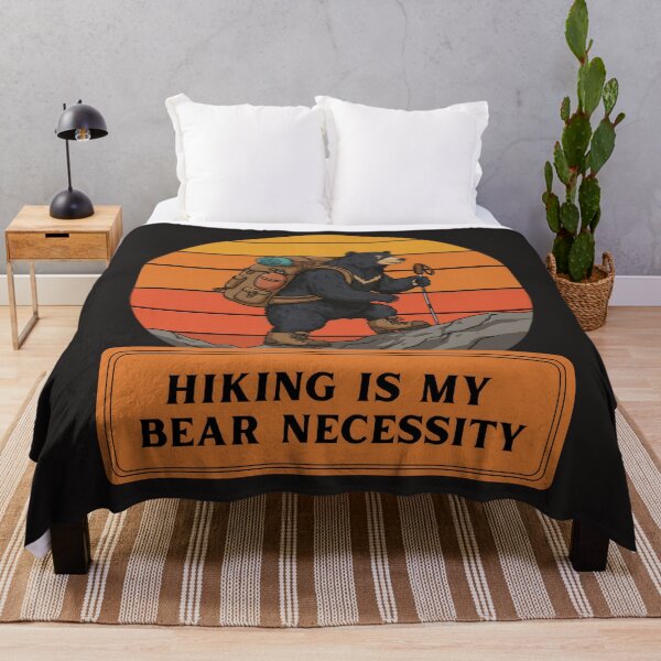 Item preview, Hiking Bear Necessity | Funny Adventure Bear Hiking Design designed and sold by Fikuall.