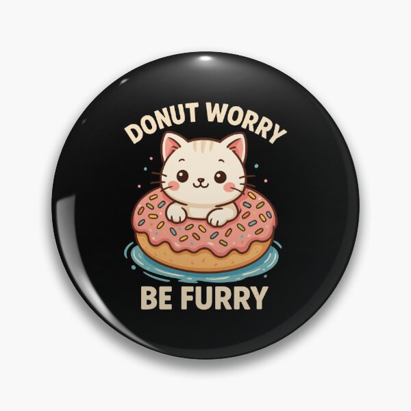 Artikelvorschau, Katzen-Donut: Donut-Sorge, sei pelzig entworfen und verkauft von printmala.