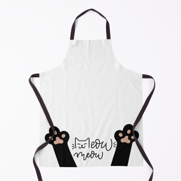 Item preview, Black Cat Paws and "Meow Meow" Cute Kitten designed and sold by ElixirCraft.