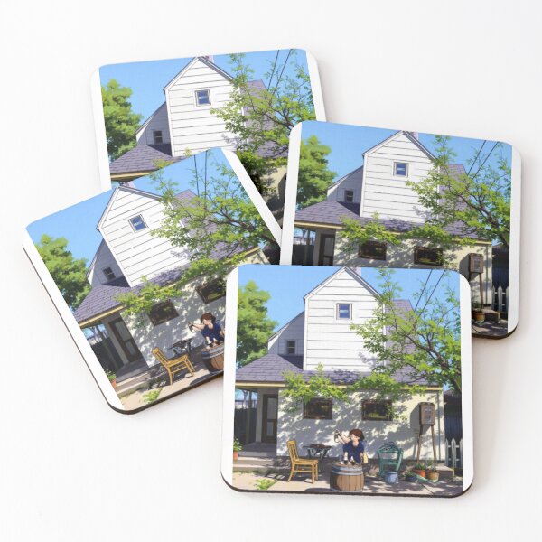 Item preview, It's a calm afternoon. About to have some wine in front of my house surrounded by plants, trees in Japan with my family and friends  designed and sold by pinkish-petals.