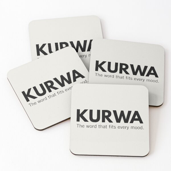 Item preview, Kurwa The Word That Fits Every Mood Funny Polish Gag Gift designed and sold by Anniko Art Studio.