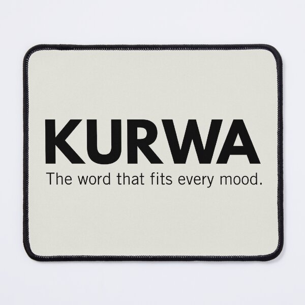 Item preview, Kurwa The Word That Fits Every Mood Funny Polish Gag Gift designed and sold by Anniko Art Studio.