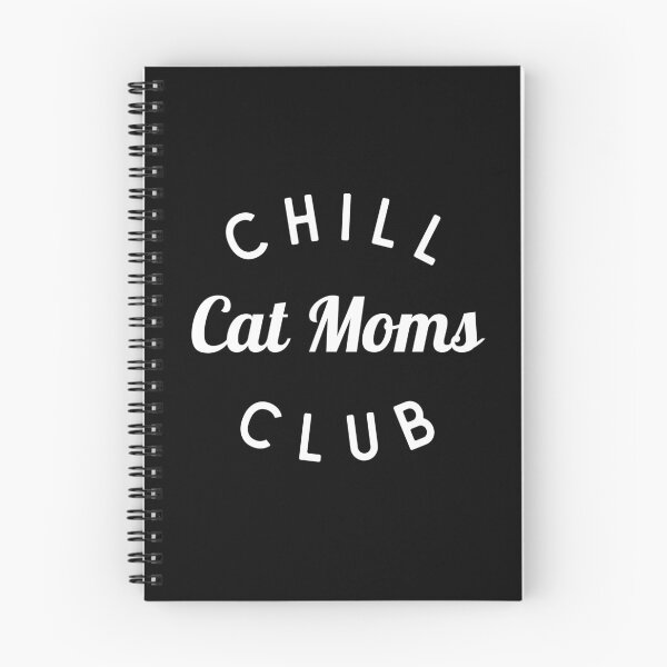 Artikelvorschau, Chill Cat Moms Club Shirt, Katzenliebhaber Shirt entworfen und verkauft von Sleepy Cat Design.